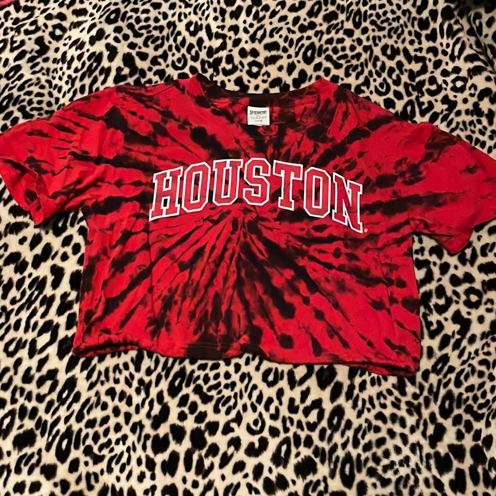 PINK University Of Houston crop top